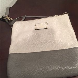 Kate spade crossbody grey purse